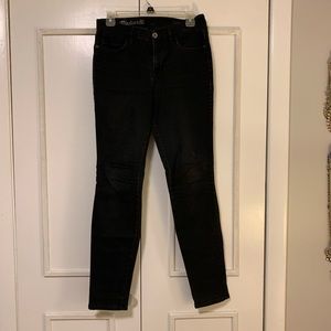 Madewell high riser skinny jeans